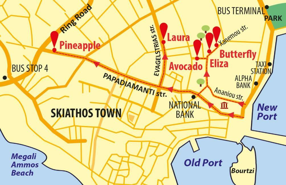 Pineapple Skiathos Luaran gambar